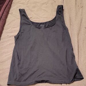 SKIMS Black Tank Top Casual Style